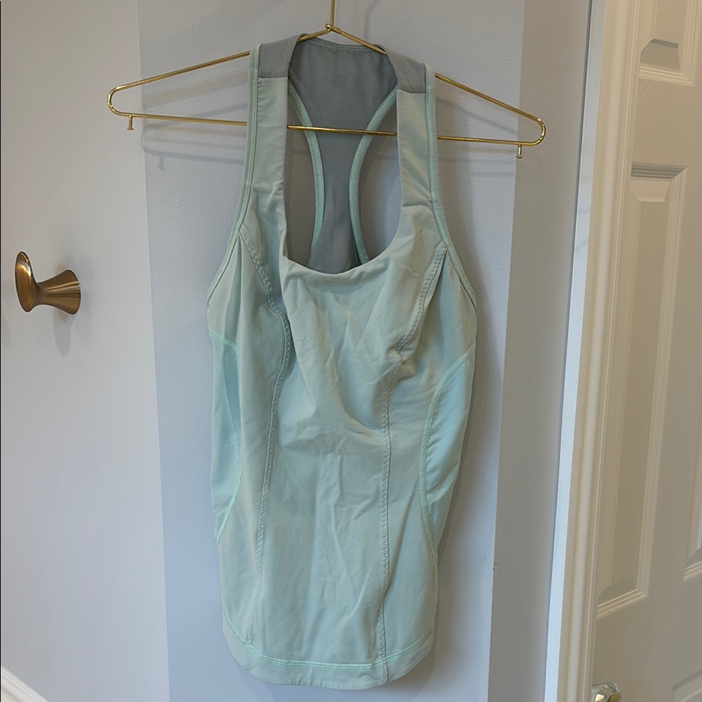 Lululemon Athletica Light Blue Tank Top